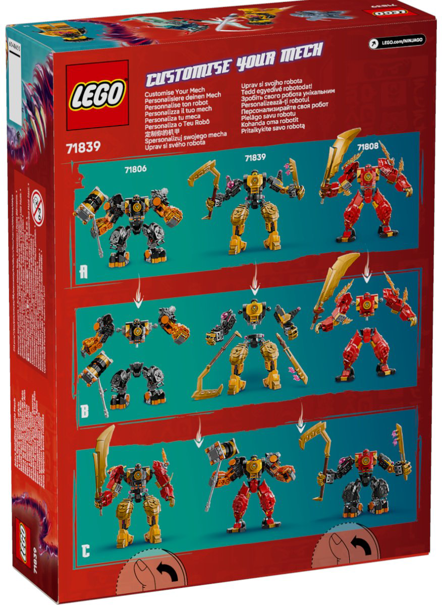 Конструктор LEGO Боевой робот кружитцу Арин Ninjago, деталей 213 шт купить,13915
