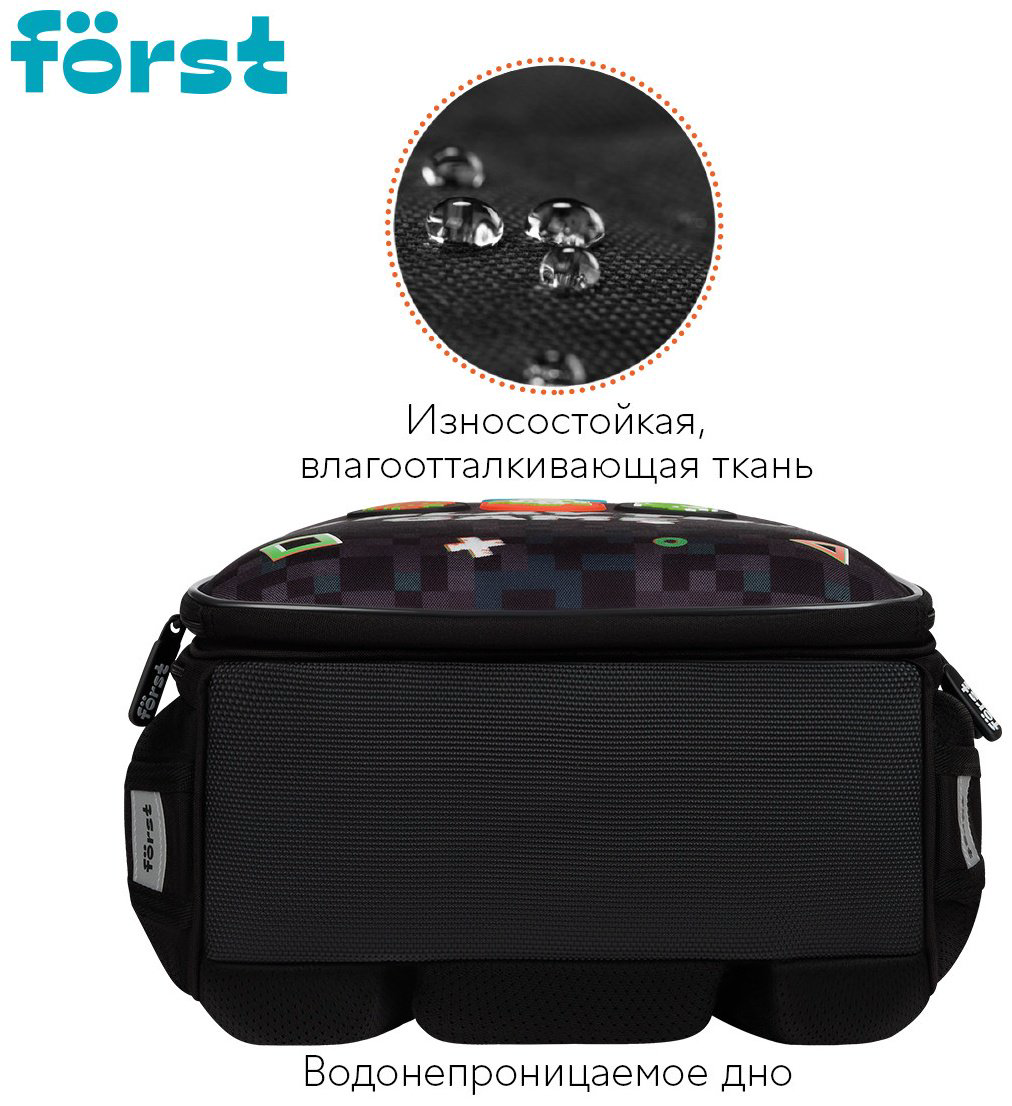 Рюкзак Forst полиэстер черный купить,NaN