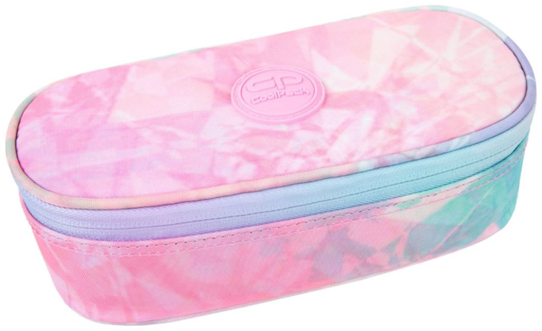 Пенал-футляр CoolPack Tie Dye F062912, застежка молния, розовый купить,NaN
