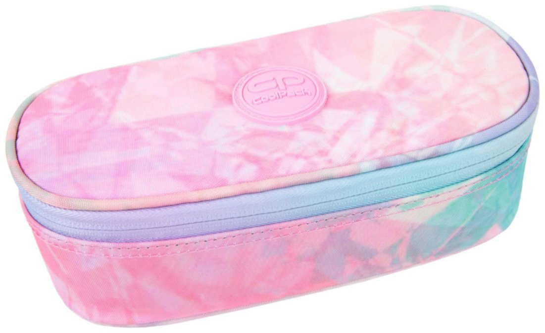 Пенал-футляр CoolPack Tie Dye F062912, застежка молния, розовый купить,NaN