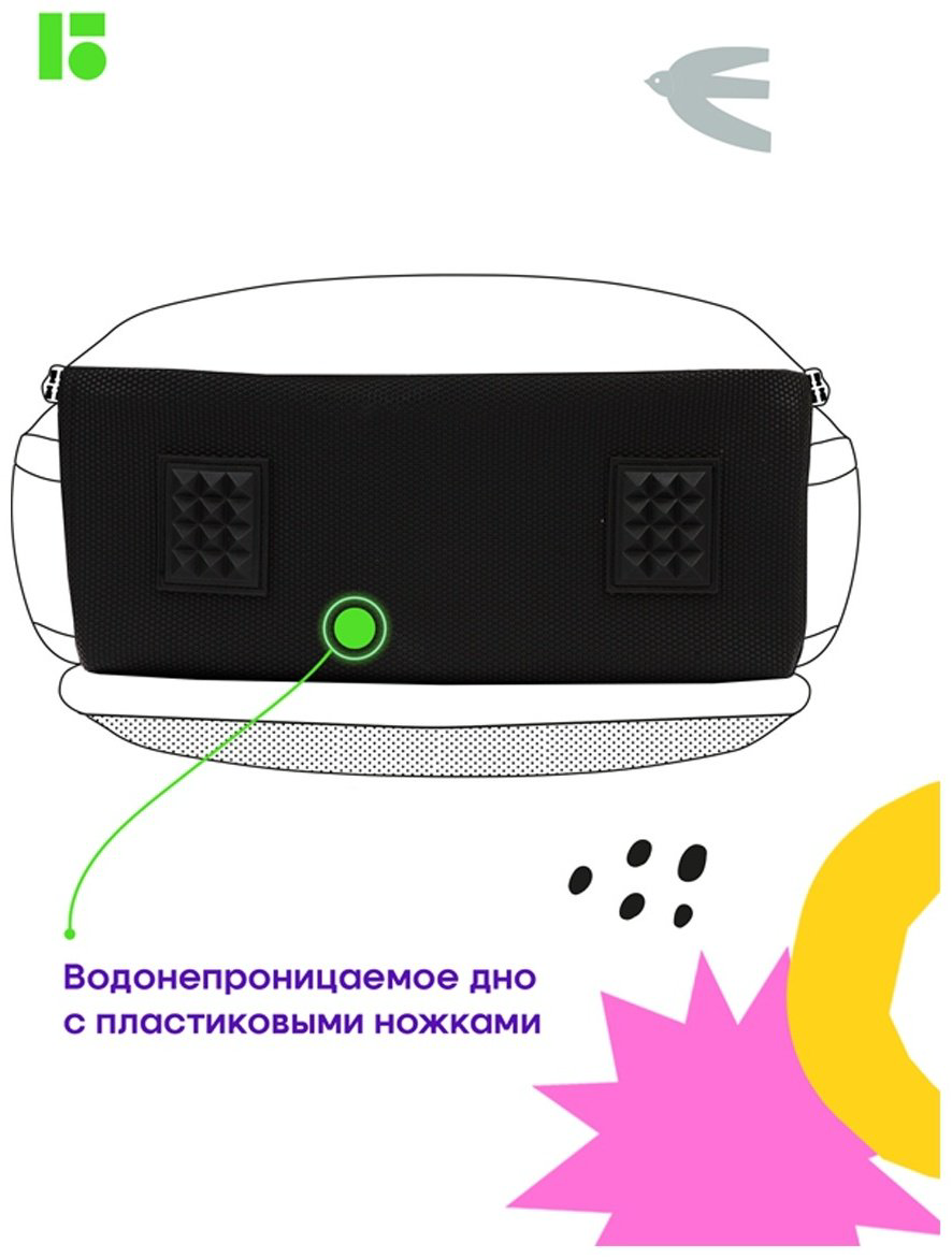 Рюкзак Berlingo RU09053 нейлон черный купить,NaN