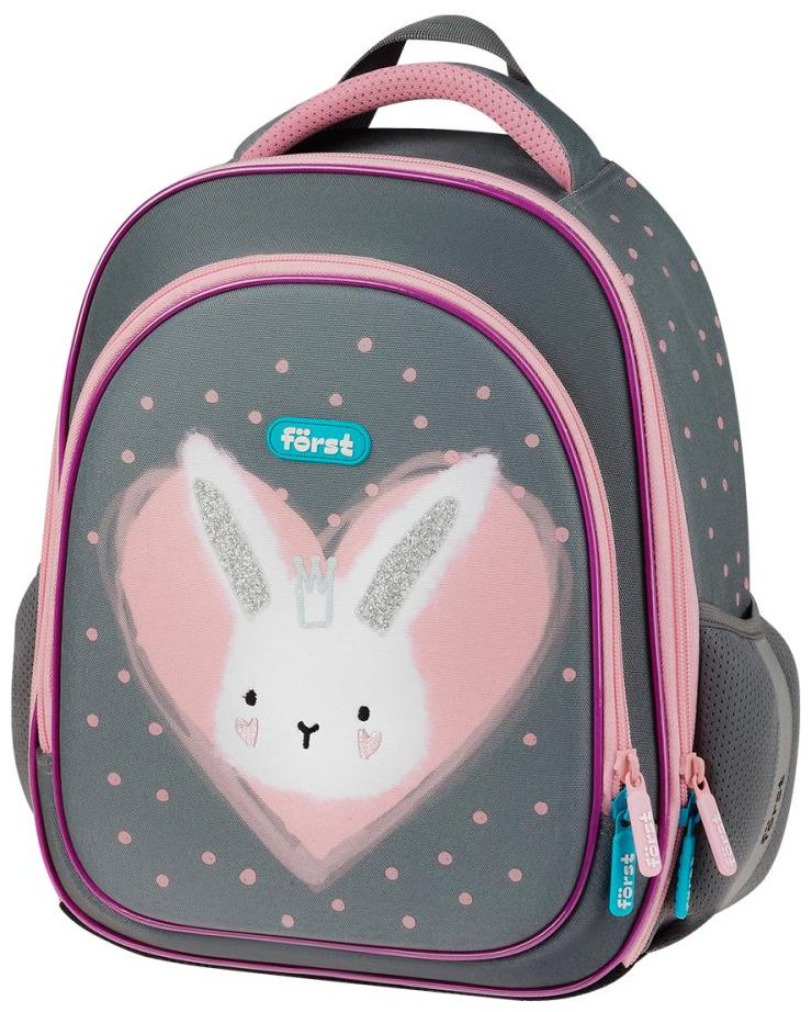 Рюкзак Forst 2отд F-Light Little Friend FT-RY-062509 полиэстер серый, розовый купить,NaN