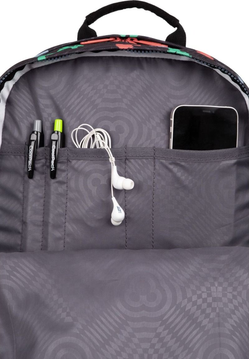 Рюкзак CoolPack полиэстер черный купить,0