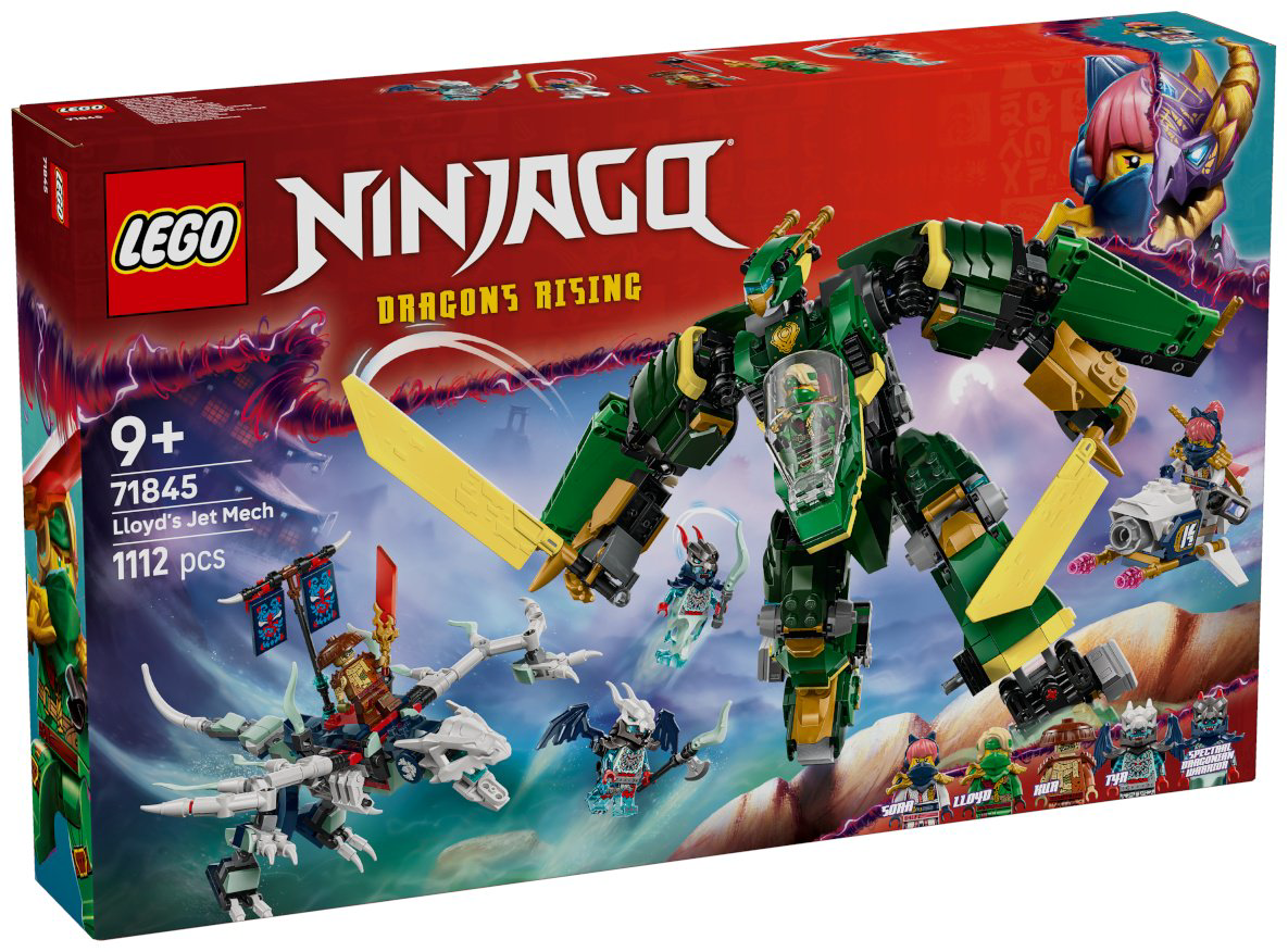Конструктор Lego Трансформирующийся робот-самолёт Ллойда Ninjago 71845 купить,NaN