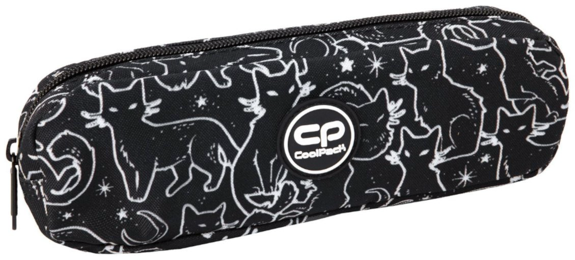 Пенал CoolPack Black Cats F071894, застежка молния, черный купить,NaN