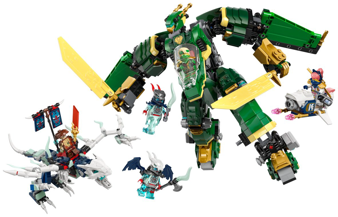 Конструктор Lego Трансформирующийся робот-самолёт Ллойда Ninjago 71845 купить,NaN