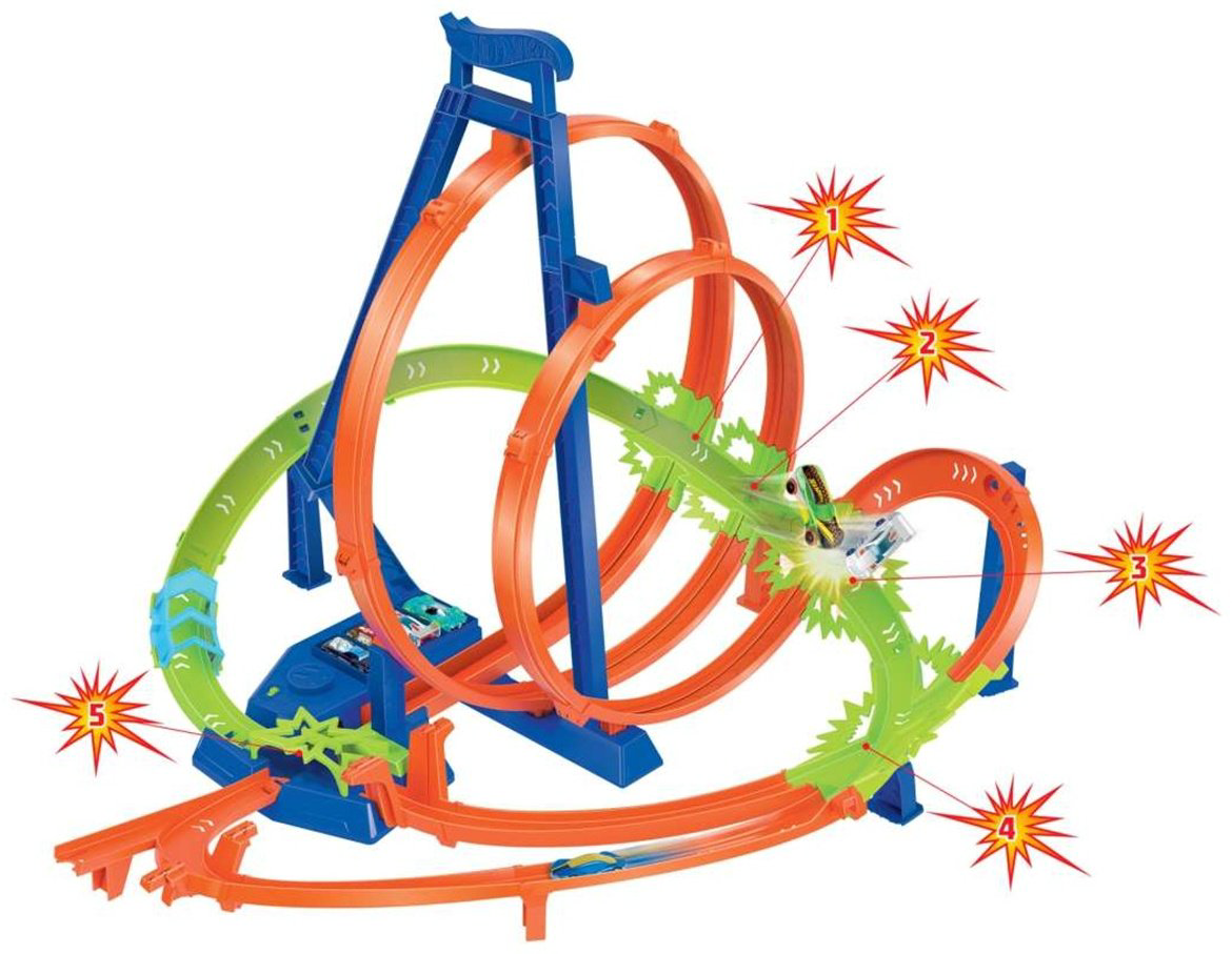 Hot Wheels Эпические столкновения HNL970, металл, мультиколор купить,NaN