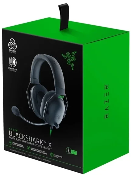 Наушники Razer Blackshark V2 X RZ04-03240100-R3M1 Black-Green - ForteMarket Наушники Razer Blackshark V2 X RZ04-03240100-R3M1 Black-Green купить,25000