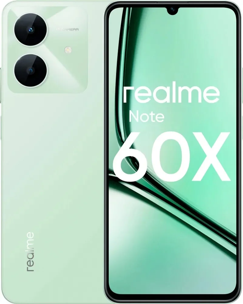 Смартфон Realme Note 60x 4/128GB Wilderness Green + подарок купить,NaN