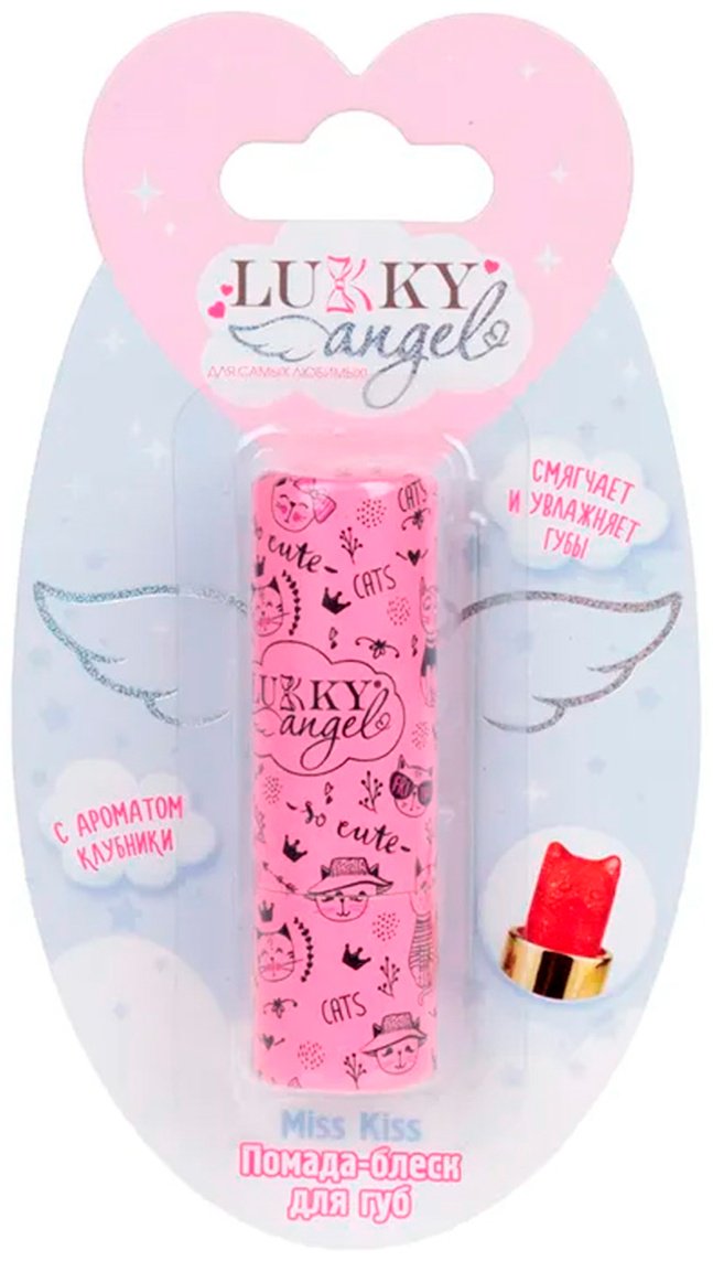 Lukky Angel Miss Kiss.&nbsp;Сияющая помада-блеск помада 3+ купить,NaN