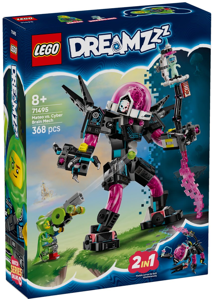 Конструктор LEGO Битва Матео с Кибер-роботом DREAMZzz, деталей 368 шт купить,NaN
