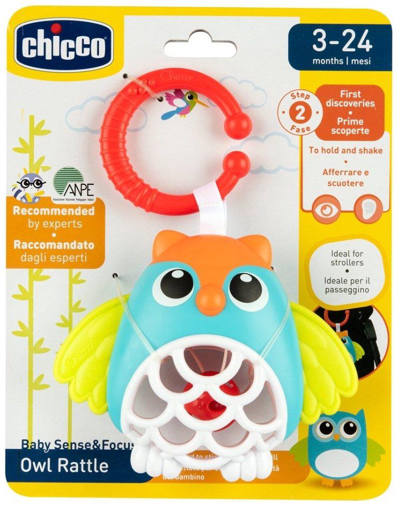 Погремушка Chicco Совёнок купить,NaN