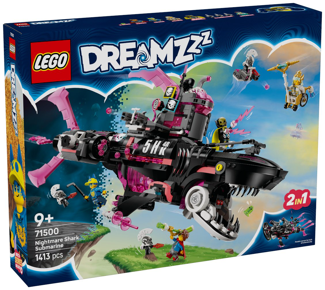 Конструктор LEGO Кошмарная сумбарина-акула DREAMZzz, деталей 1413 шт купить,NaN