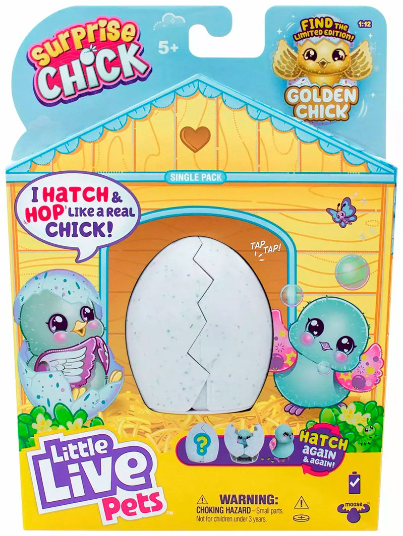 Интерактивная игрушка Little Live Pets Цыпленок-сюрприз купить,NaN
