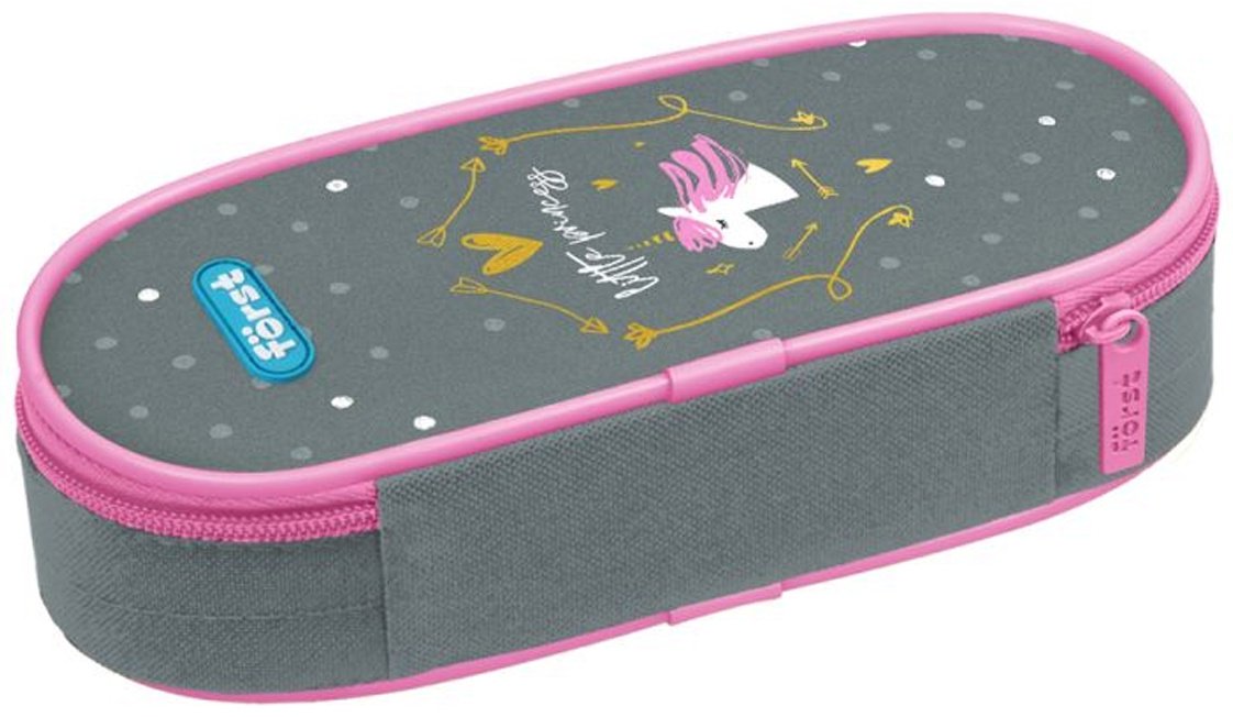 Пенал Forst Little princess FT-PF-062401, застежка молния, серый купить,0