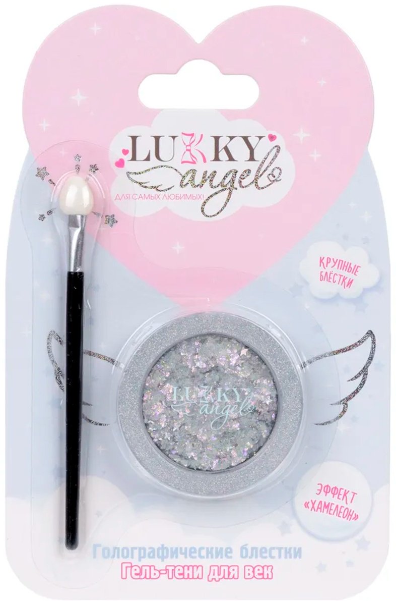 Lukky Angel.&nbsp;Гель-тени с блёстками "Хамелеон" тени 3+ купить,NaN