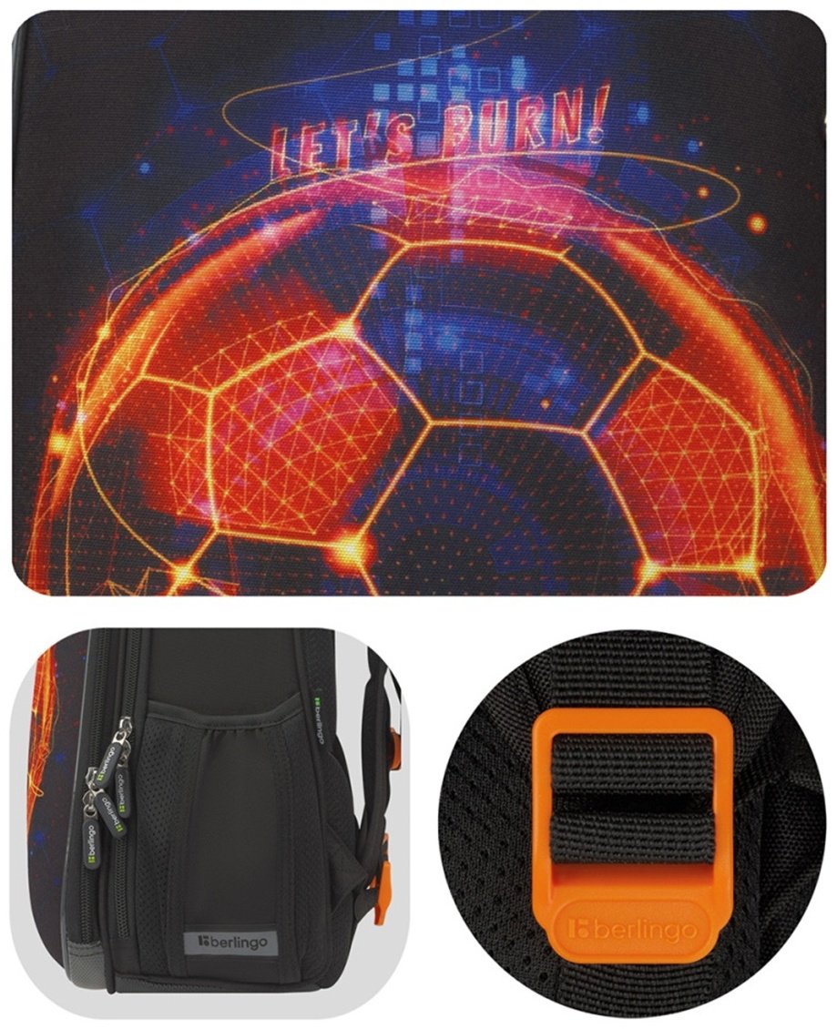 Рюкзак Berlingo RU-EX-1004 EVA, нейлон черный - ForteMarket Рюкзак Berlingo RU-EX-1004 EVA, нейлон черный купить,0