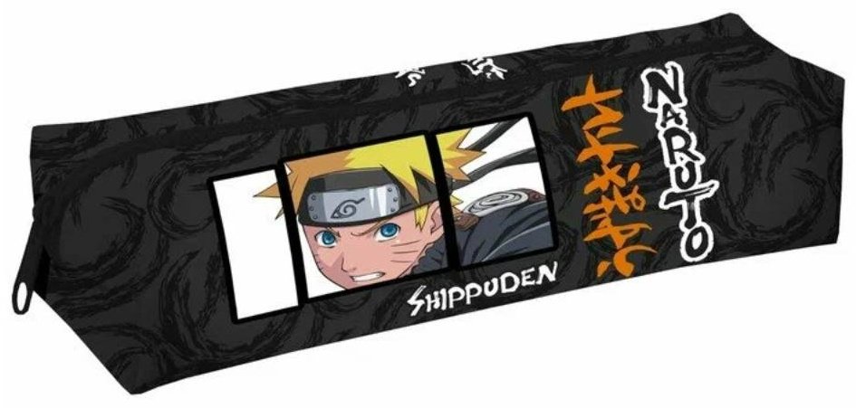 Пенал Академия Холдинг Naruto NTLB-UT1-3534, застежка молния, черный