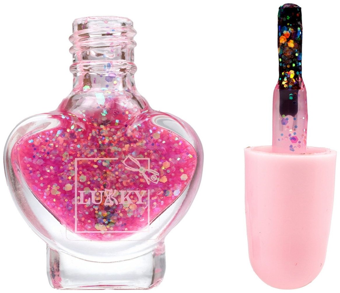 Lukky Beauty Duet.&nbsp;блеск для губ и лак для ногтей, фиолетовый набор 3+ купить,NaN