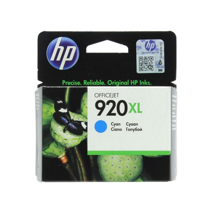 Картридж HP 920XL CD972AE голубой купить,NaN