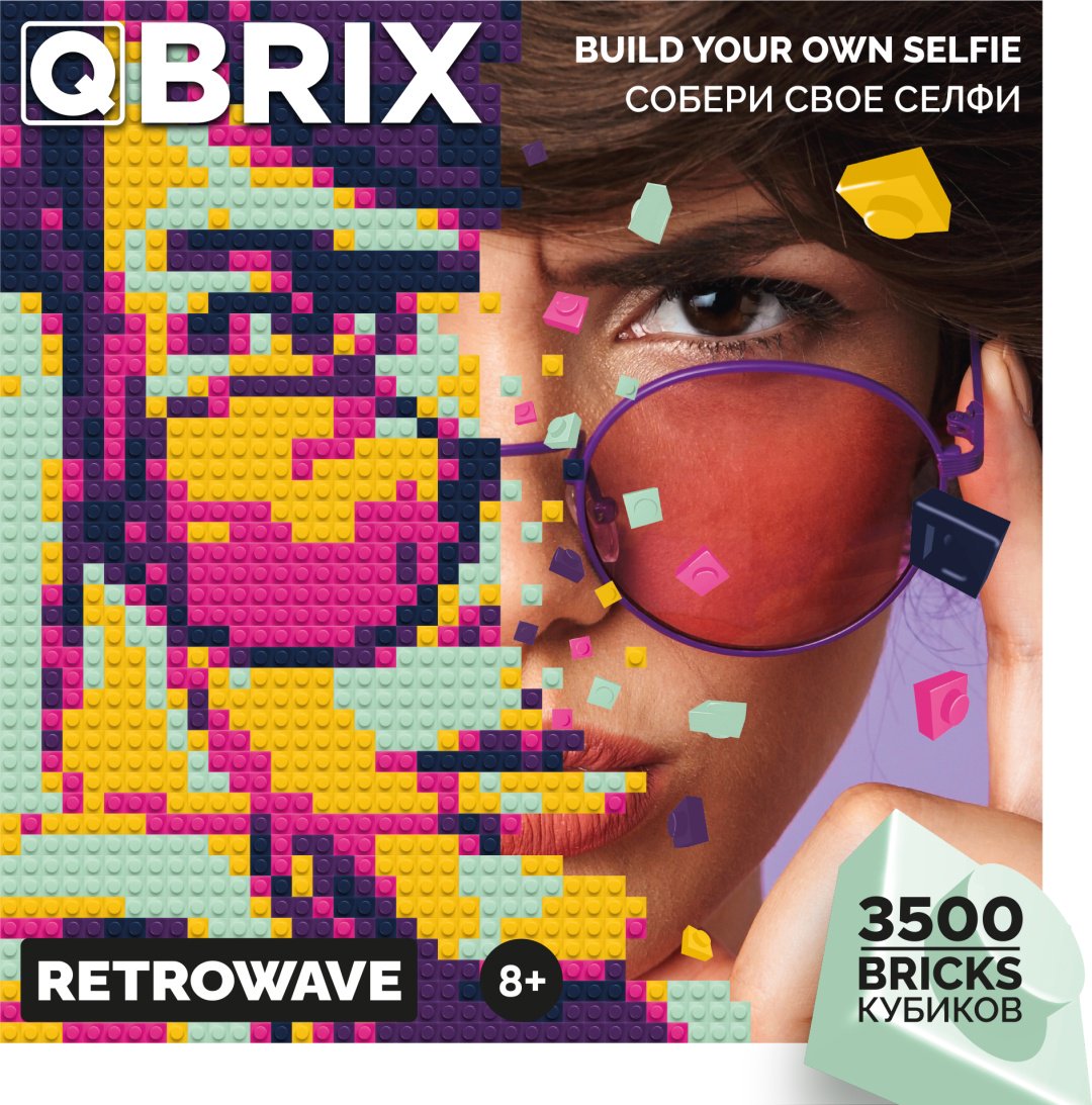 Конструктор QBRIX Фото-конструктор по любой фотографии QBRIX RETROWAVE, деталей 3500 шт - ForteMarket Конструктор QBRIX Фото-конструктор по любой фотографии QBRIX RETROWAVE, деталей 3500 шт купить,0