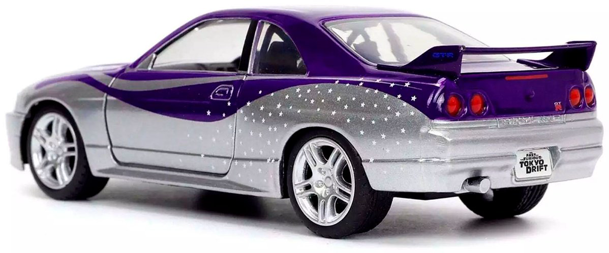 Легковая Jada Toys Fast & Furious.&nbsp;1995 Nissan Skyline GT-R (BCNR33) 32587, металл, мультиколор купить,NaN