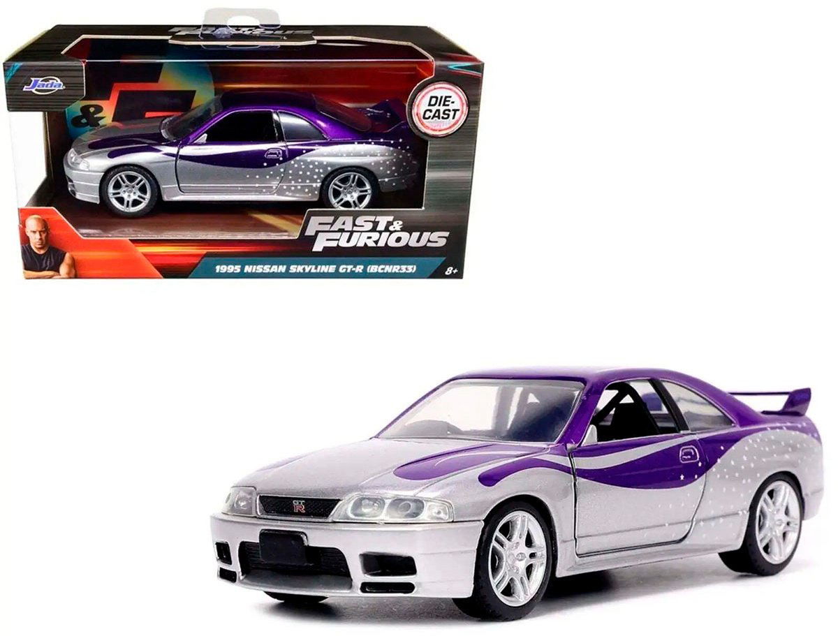 Легковая Jada Toys Fast & Furious.&nbsp;1995 Nissan Skyline GT-R (BCNR33) 32587, металл, мультиколор купить,NaN