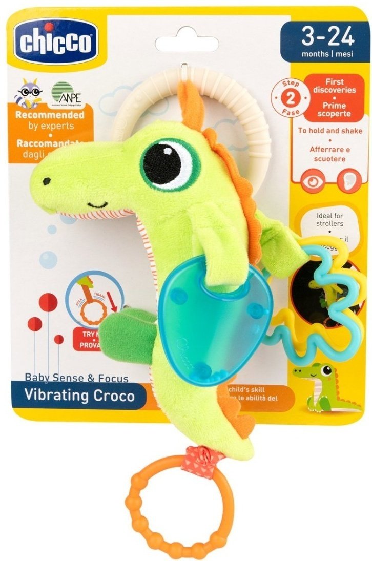 Игрушка-подвеска Chicco крокодил купить,0