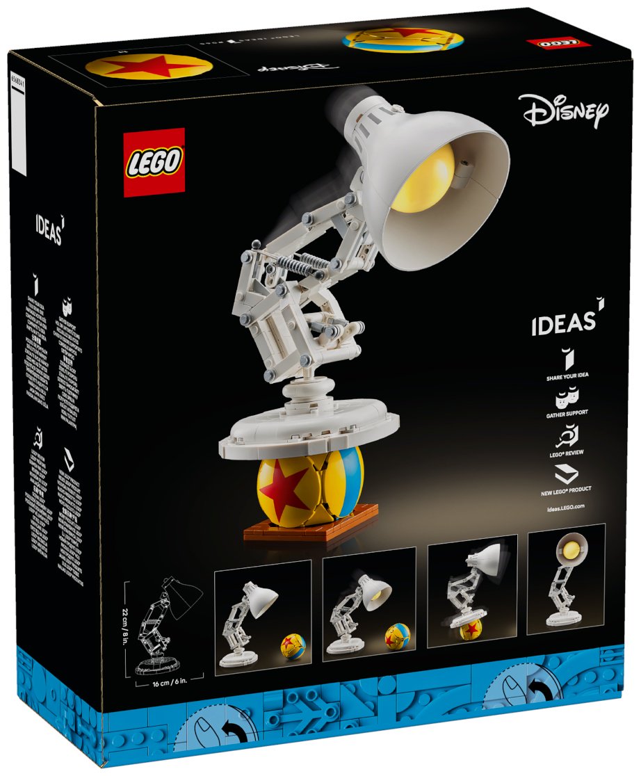 Конструктор LEGO Люксо младший Disney Pixar, деталей 613 шт