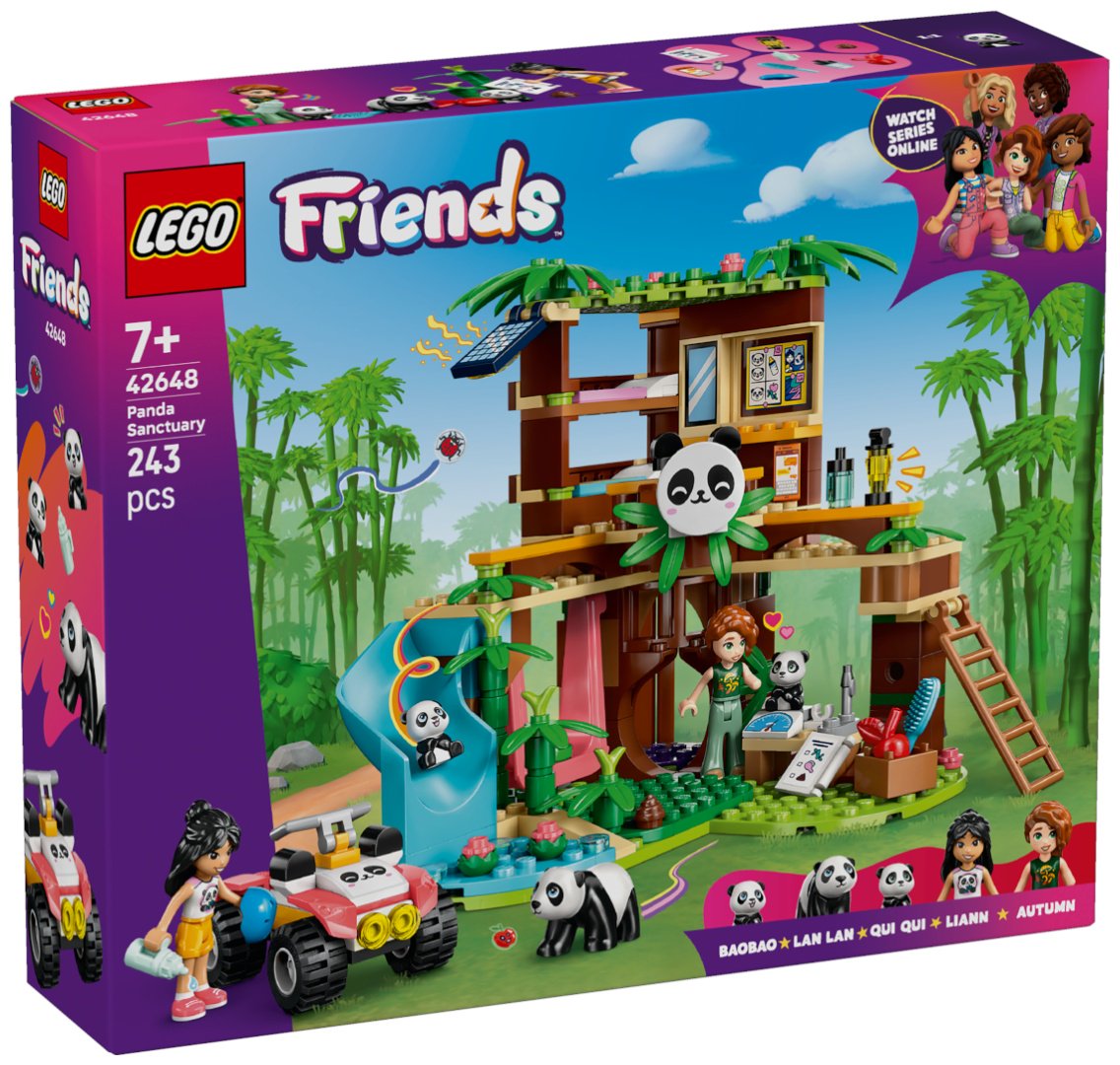 Конструктор LEGO Центр ухода за пандами Friends, деталей 243 шт
