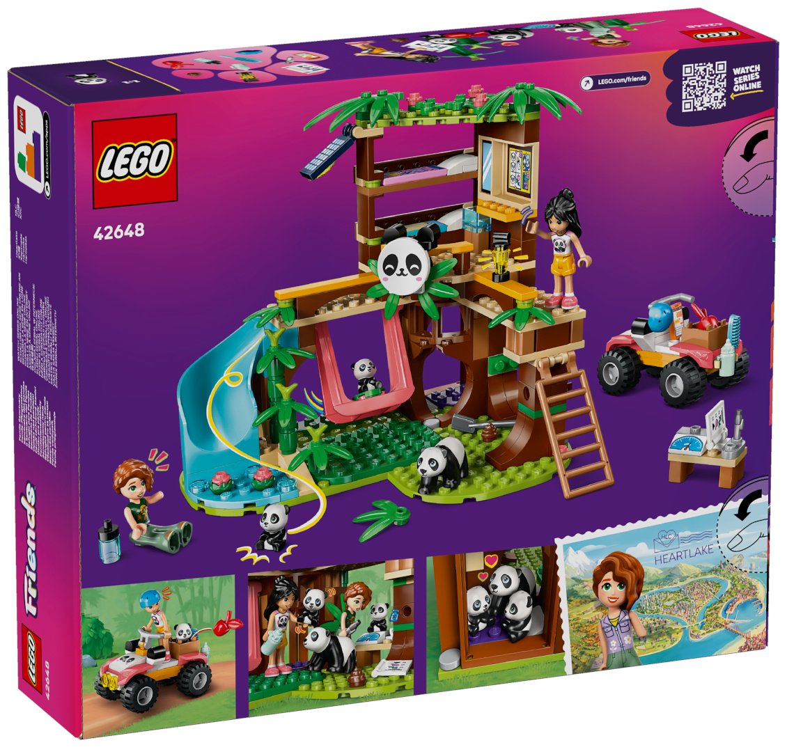 Конструктор LEGO Центр ухода за пандами Friends, деталей 243 шт
