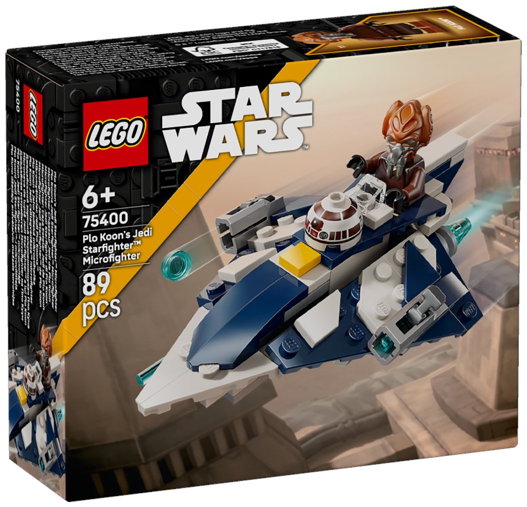 Конструктор LEGO Микрофайтеры: звёздный истребитель джедая Пло Куна Star Wars, деталей 89 шт купить,NaN