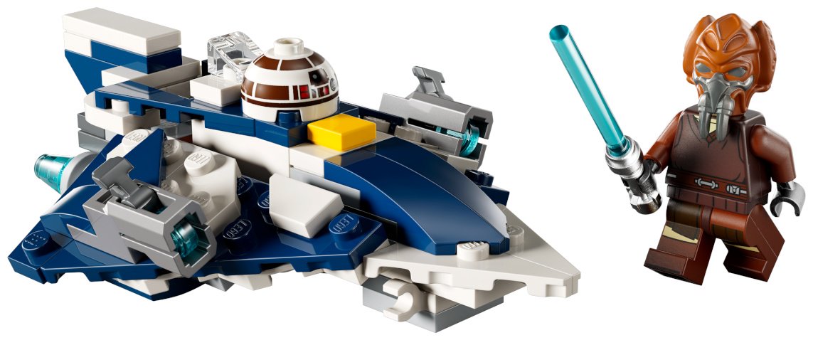 Конструктор LEGO Микрофайтеры: звёздный истребитель джедая Пло Куна Star Wars, деталей 89 шт купить,NaN