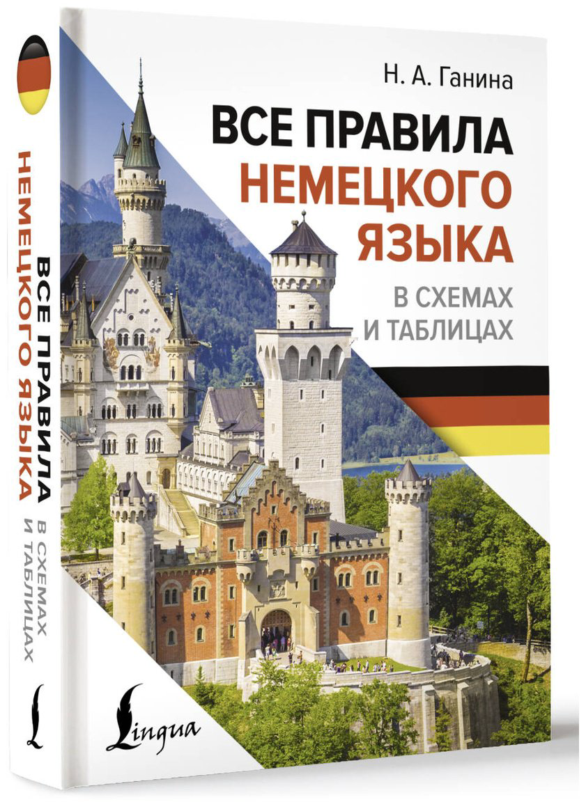 Пособие Ганина Н. А.: Все правила немецкого языка в схемах и таблицах купить,NaN