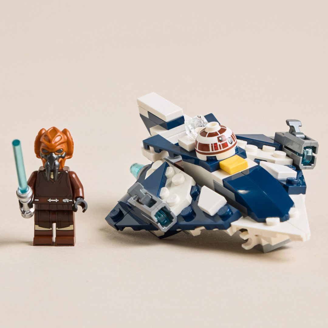 Конструктор LEGO Микрофайтеры: звёздный истребитель джедая Пло Куна Star Wars, деталей 89 шт купить,NaN