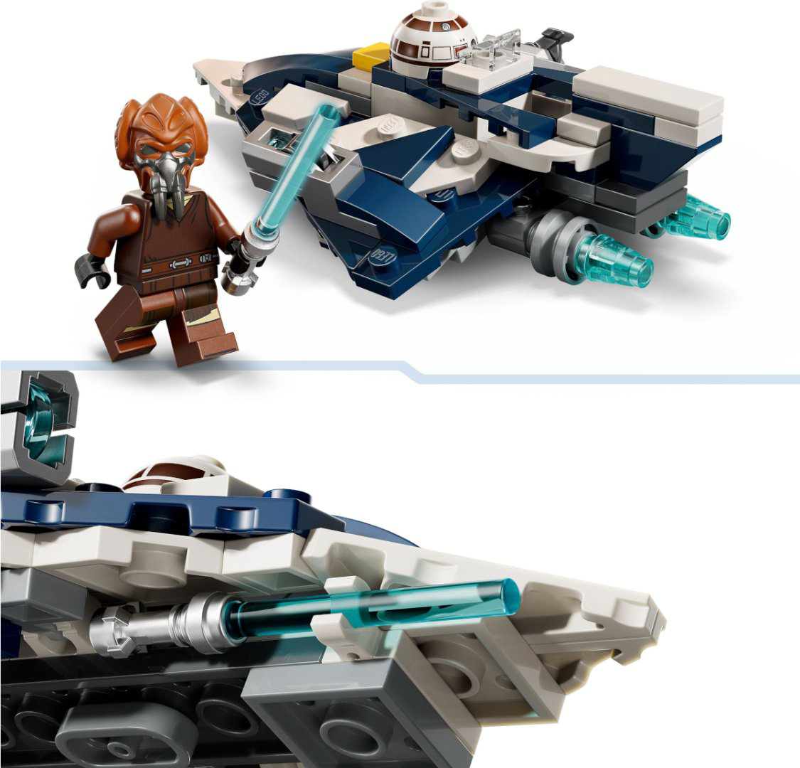 Конструктор LEGO Микрофайтеры: звёздный истребитель джедая Пло Куна Star Wars, деталей 89 шт купить,NaN