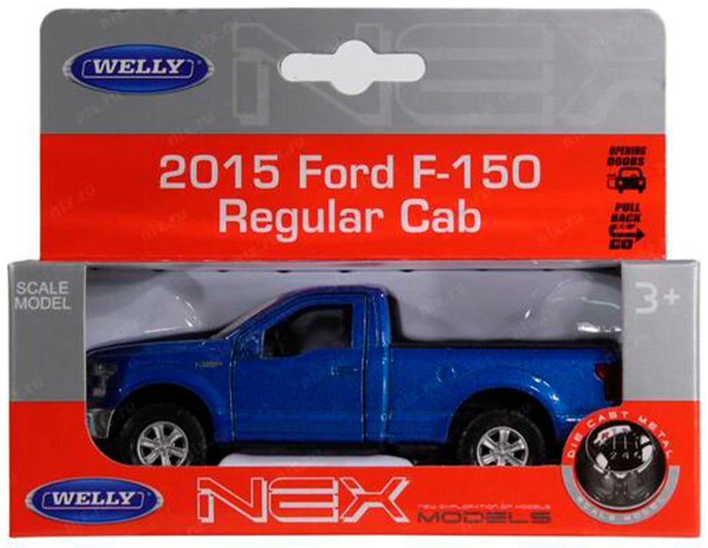 Легковая Welly Ford F-150 43701W, металл, синий купить,NaN