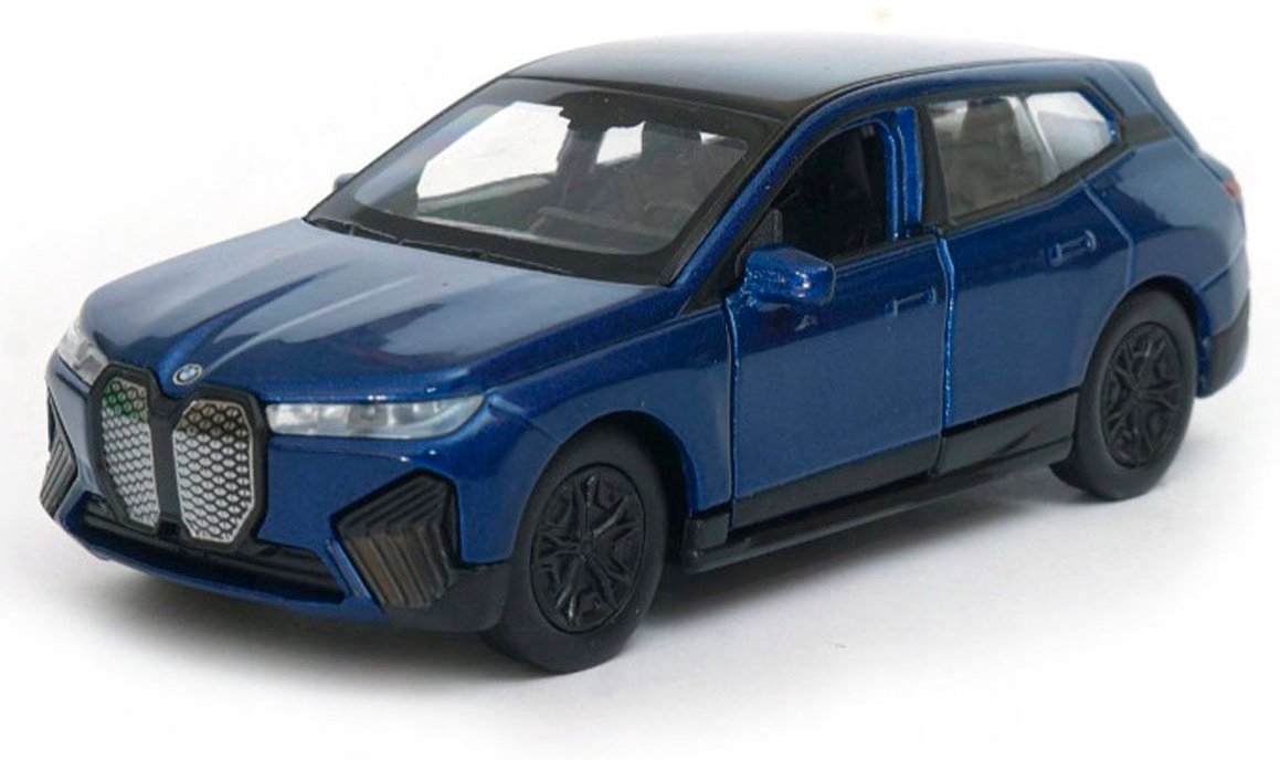 Легковая Welly BMW iX 43832W/BL, металл, синий купить,NaN