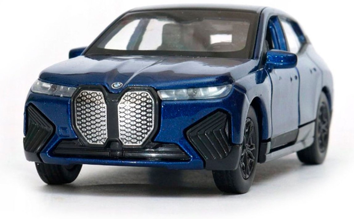 Легковая Welly BMW iX 43832W/BL, металл, синий купить,NaN