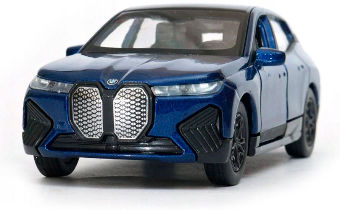 Легковая Welly BMW iX 43832W/BL, металл, синий купить,NaN