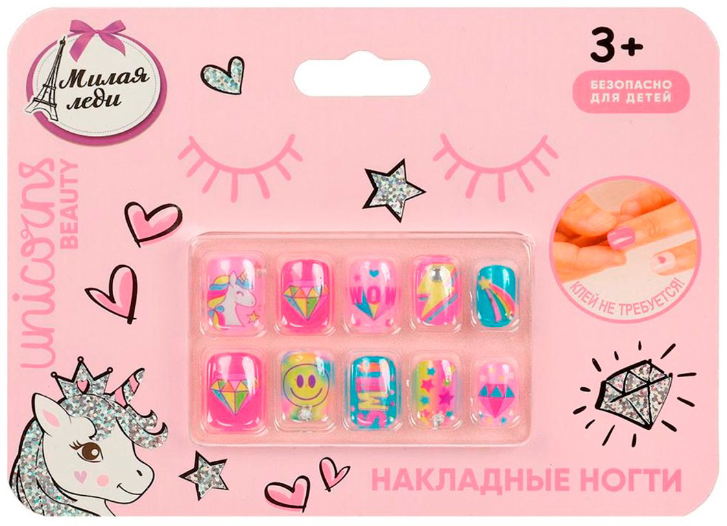 МИЛАЯ ЛЕДИ 108389-UNI-ML накладные ногти 3+ купить,NaN