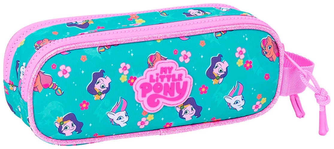 Пенал SAFTA My Little Pony 812435513, застежка молния, мультиколор купить,0