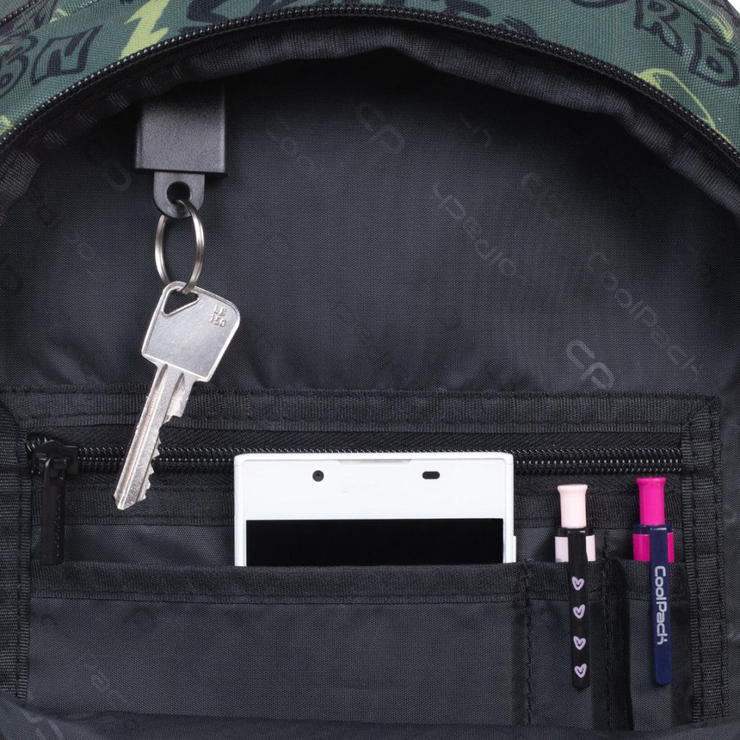 Рюкзак CoolPack полиэстер зеленый купить,NaN