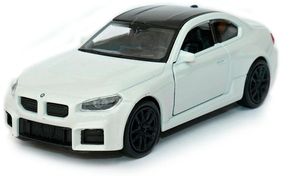 Легковая Welly BMW M2 43833W/WH, металл, белый купить,NaN
