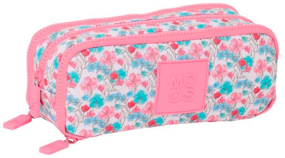 Пенал SAFTA Moos Flores Multicolour 812418929, застежка молния, мультиколор