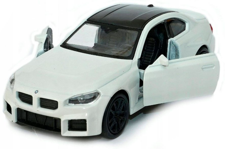 Легковая Welly BMW M2 43833W/WH, металл, белый купить,NaN