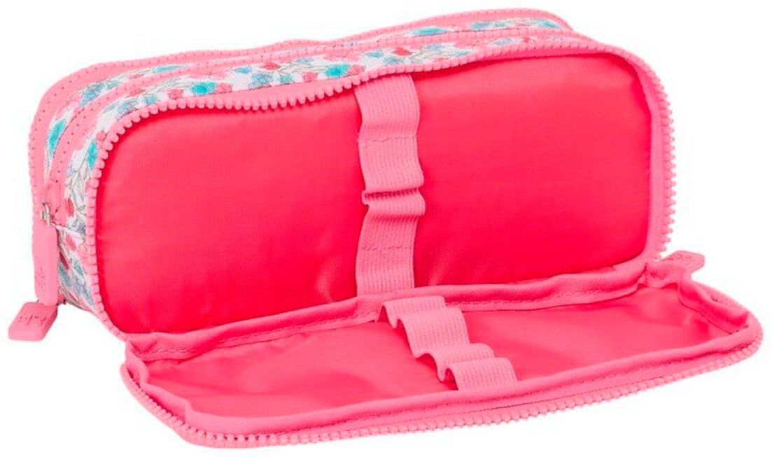 Пенал SAFTA Moos Flores Multicolour 812418929, застежка молния, мультиколор купить,NaN