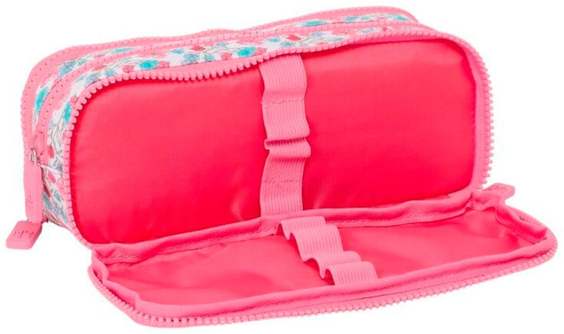 Пенал SAFTA Moos Flores Multicolour 812418929, застежка молния, мультиколор купить,NaN