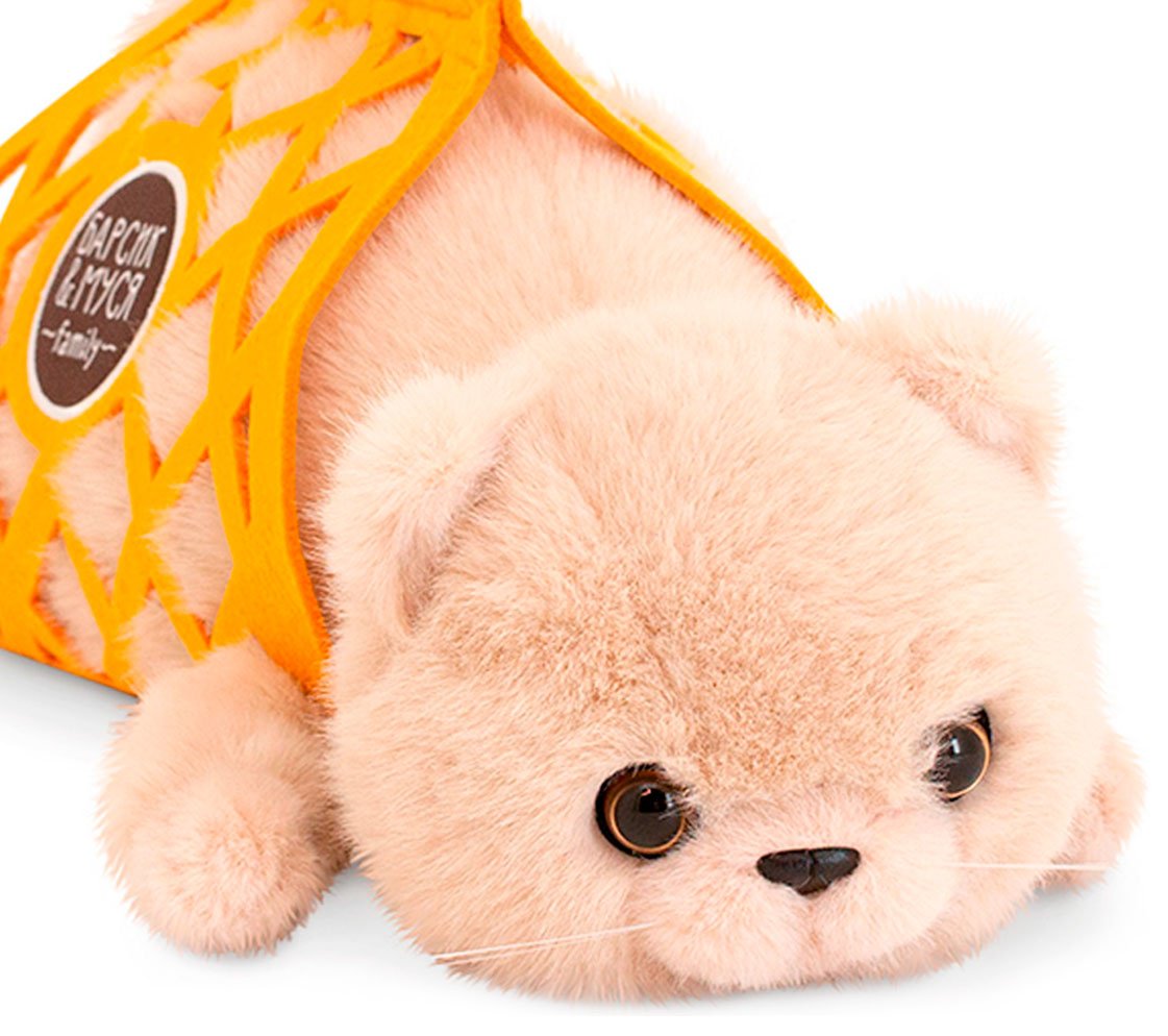 Мягкая игрушка Orange Кот Барсик, высота 35 см, бежевый купить,NaN