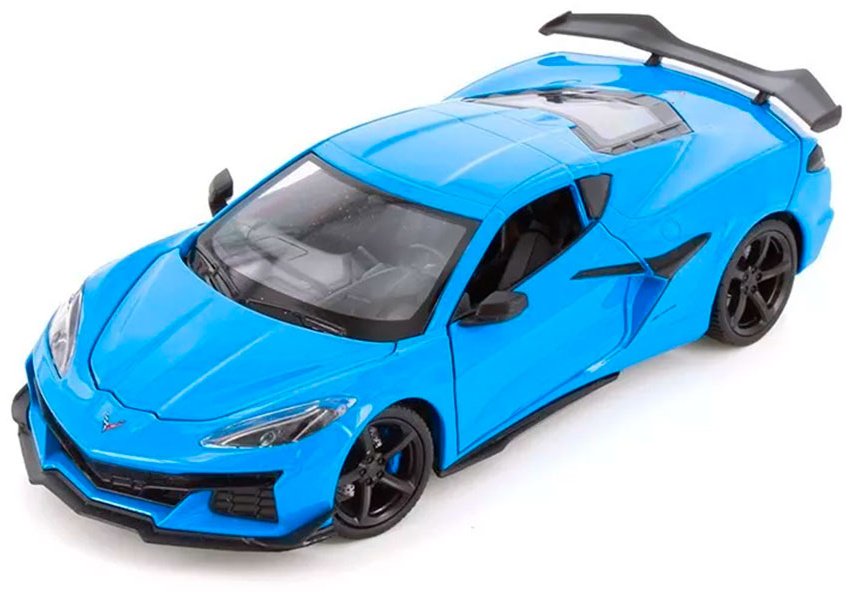 Легковая Welly CHEVROLET 2023 CORVETTE Z06 43830W/BL, металл, пластик, синий купить,NaN